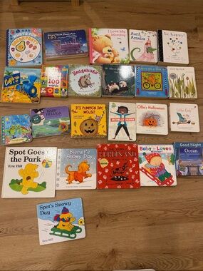 Assorted Kids Board Book Set - Multicolor Early Learning Books